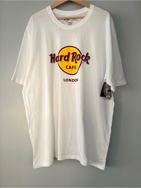 NWT Hard Rock Cafe London White Logo T-Shirt